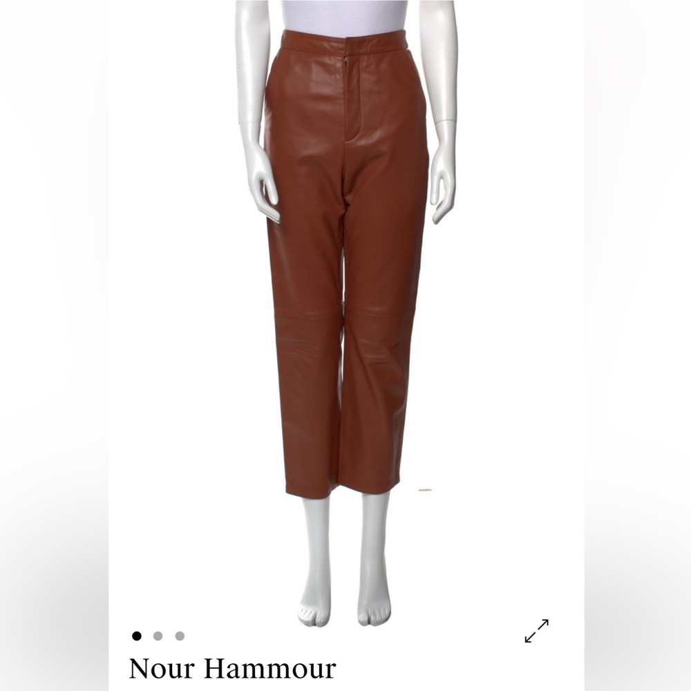 Nour Hammour leather pants 0 | 34FR